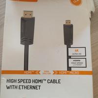 cavo HDMI ad altissima velocità con ethernet 