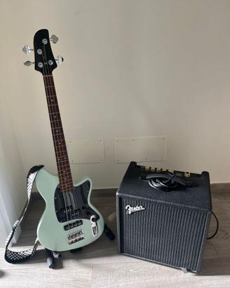 Basso Ibanez e  amplificatore Fender