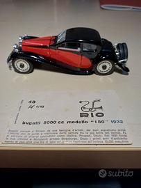 modellino Bugatti T 50 1932