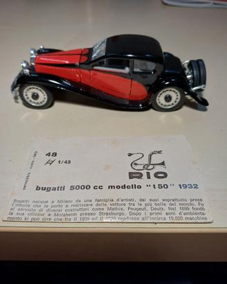 modellino Bugatti T 50 1932