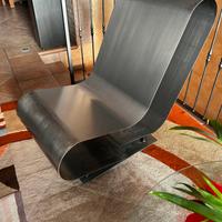 Poltrona design metallo lavorato a mano