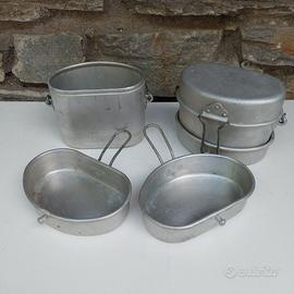 Due gavette esercito italiano (WW2)