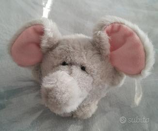 peluche compatto Elefantino cm 10 nuovo