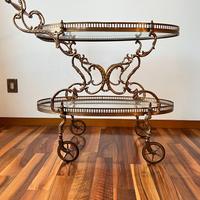 Carrello Bar Ottone Vintage