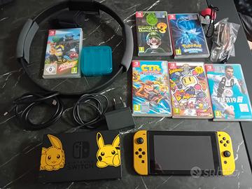 Nintendo Switch Edizione Pikachu & Eevee con 6 gio