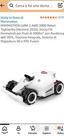 Robot tagliaerba nuovo