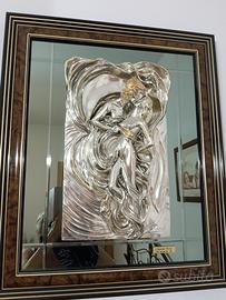 quadro in rilievo in argento