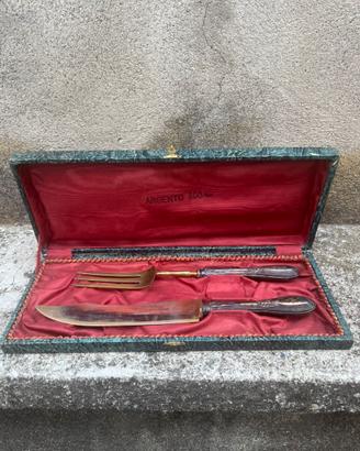 Set posate argento  800 anni 50 solingen
