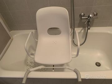 Seggiolino girevole da vasca per anziani