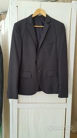 Completo gessato (misto lana), uomo, taglia 46