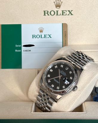 Rolex date just ref 116234 brillanti