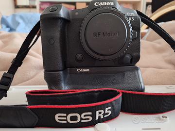 Canon  R5 +BATTERY PACK+BATTERIE+ADATTATORE EF/RF: