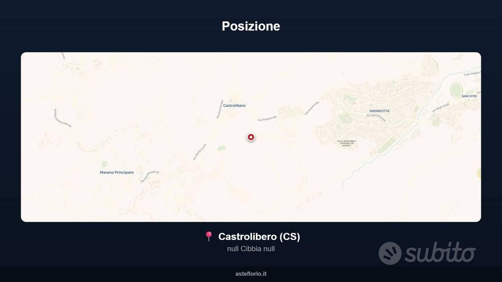 Immobile in asta di 188 m² a Castrolibero - Vista 3