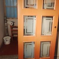 Porta scorrevole con binario in dotazione