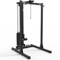 half rack atx 750 con lat machine 125kg pulley