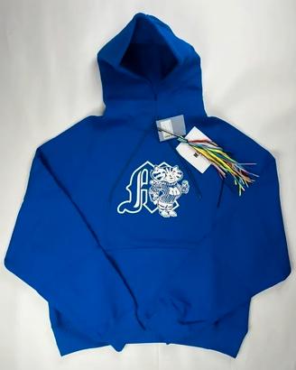 Felpa con Cappuccio Blu MSGM Hoodie