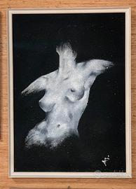 Coppia di quadri Nudo di donna