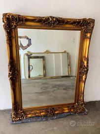 Specchiera in legno, antica, stile barocco