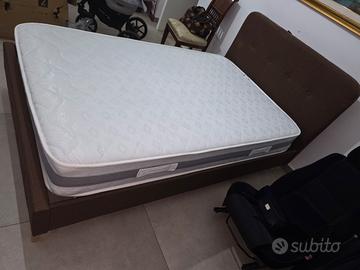 letto una piazza e mezza con materasso da 22 cm