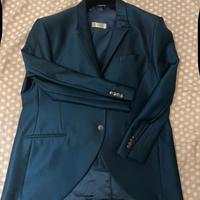 Abito da sposo Blu Pignatelli con camicia di seta