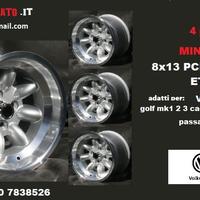 Cerchi minilite 8x13 4x100 et-6 volkswagen