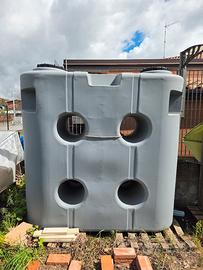 cisterna acqua potabile salva spazio 