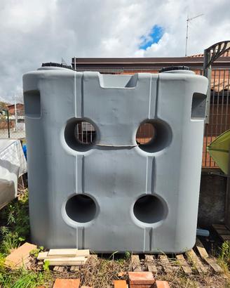 cisterna acqua potabile salva spazio 