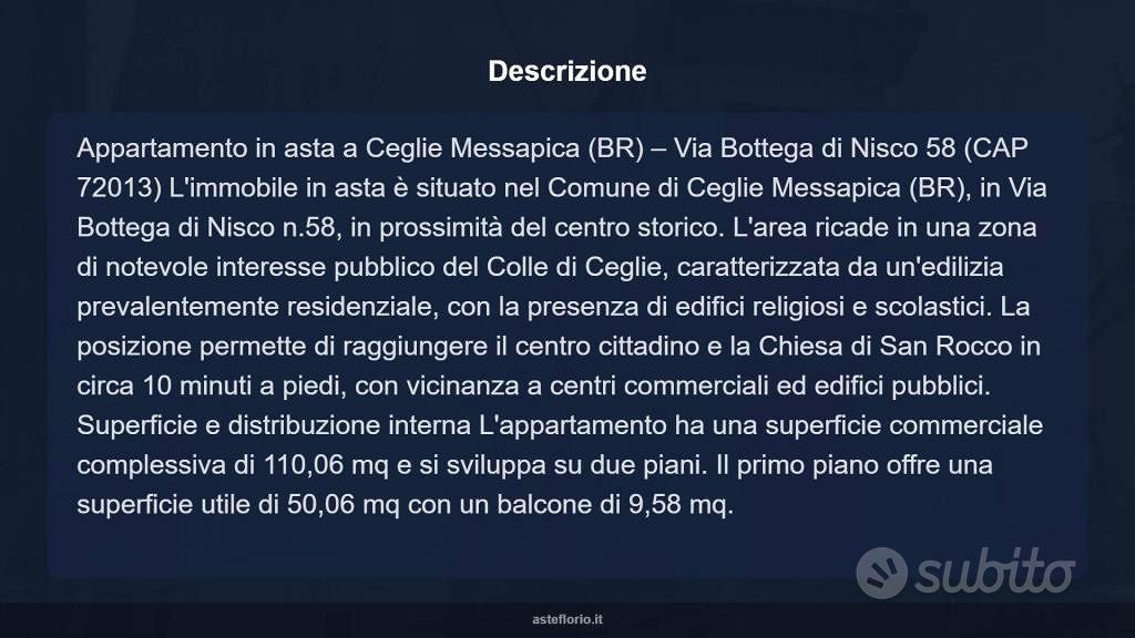 Appartamento – Ceglie Messapica, Brindisi - Altro