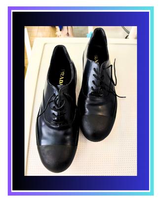 Prada – Scarpe Derby Pelle Blu Mod. 2EG221 Tag 43