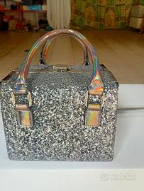 borsa gioiello colore argento 