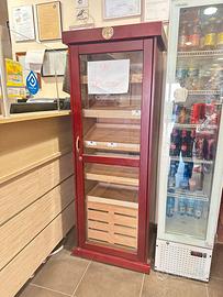 ESPOSITORE UMIDIFICATORE PER SIGARI IN LEGNO