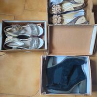 Lotto scarpe tronchetti numero 39