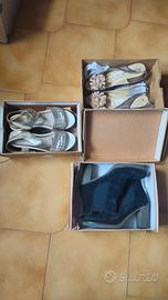 Lotto scarpe tronchetti numero 39