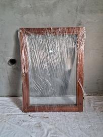 Finestre legno massello doppio vetro varie misure