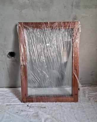 Finestre legno massello doppio vetro varie misure