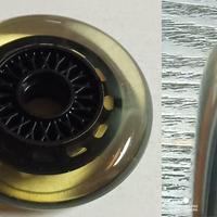 Lotto di 1040 ruote in poliuretano per carrelli