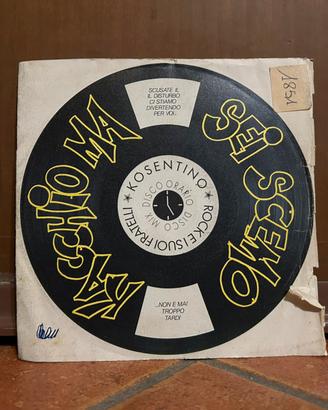 Raro 45 Giri Kosentino Kacchio Sei Scem* 1991