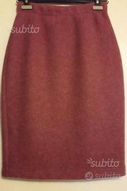 Gonna Missoni in lana rosa antico