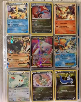 Lotto Carte Pokémon Collezione +EX/Bulk