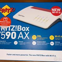 AVM FRITZ!Box 7590 AX - Wi-Fi 6 - NUOVO IMBALLATO