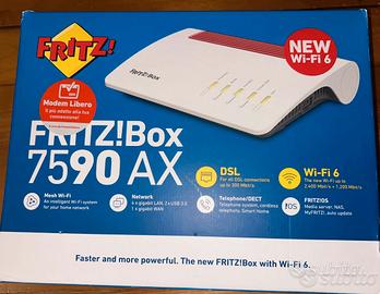 AVM FRITZ!Box 7590 AX - Wi-Fi 6 - NUOVO IMBALLATO