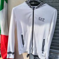 Felpa Bianca EA7 Emporio Armani
