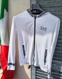 Felpa Bianca EA7 Emporio Armani