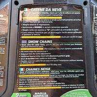 catene da neve a rombo 9mm. ingombro interno