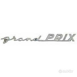 Scritta emblema targhetta auto Grand Prix