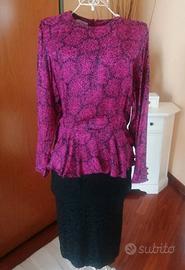 Vestito vintage anni 80 in seta 