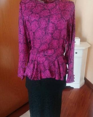Vestito vintage anni 80 in seta 