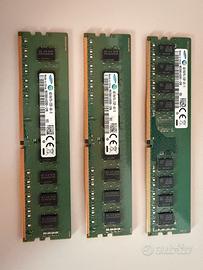 RAM Samsung 12GB (3x4GB) DDR4 2133MHz per Desktop