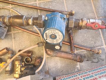 pompa termocamino Lowara più accessori 