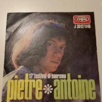 Vinile 45 giri Antoine "Pietre/La felicità" 1967